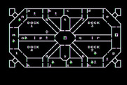 Space Station Zulu for Atari 8-bit - The current state of the ship.