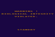 Space Station Zulu for Atari 8-bit - Warning! Please stand by...