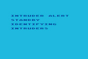 Space Station Zulu for Atari 8-bit - Identifying intruders...