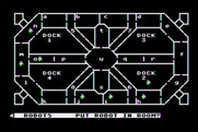 Space Station Zulu for Atari 8-bit - Map of the ship.