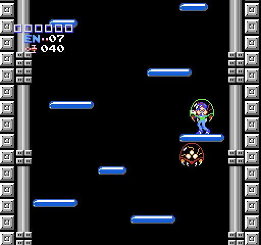 Metroid NES / Famicom Screenshot: Metroids are tough opponents and drain energy very quickly!