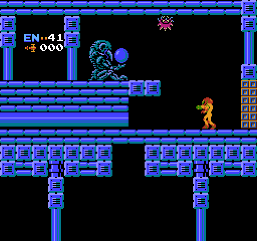 Metroid NES / Famicom Screenshot: Located another upgrade...