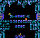 Metroid for NES / Famicom - These blocks look fragile...but I don't have bombs yet, so can't go down...