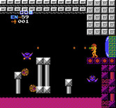 Metroid for NES / Famicom - Another room where I really don't want to fall...