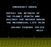 Metroid for NES / Famicom - Introduction (U.S. version).