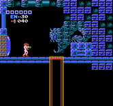 Metroid for NES / Famicom - Another elevator...