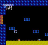 Metroid for NES / Famicom - I fell off the platforms! This is usually deadly unless you can figure a way out quick!