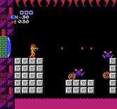 Metroid for NES / Famicom - Shooting at opponents...