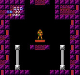 Metroid for NES / Famicom - The entrance to Ridley's Lair...