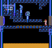Metroid for NES / Famicom - After both bosses are defeated a bridge appears allowing Samus to get past this screen.
