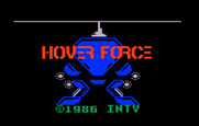 Hover Force for Intellivision - Title screen.
