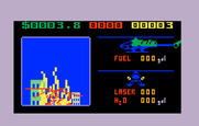 Hover Force for Intellivision - Crash! It's game over.