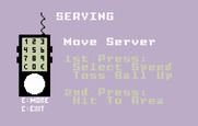 Spiker! Super Pro Volleyball for Intellivision - Controller help screen.
