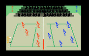 Spiker! Super Pro Volleyball for Intellivision - Starting a six on six game.