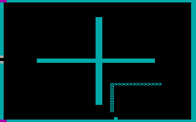 Hoser IBM PC/Compatibles Screenshot: Obstacles get progressively more complex