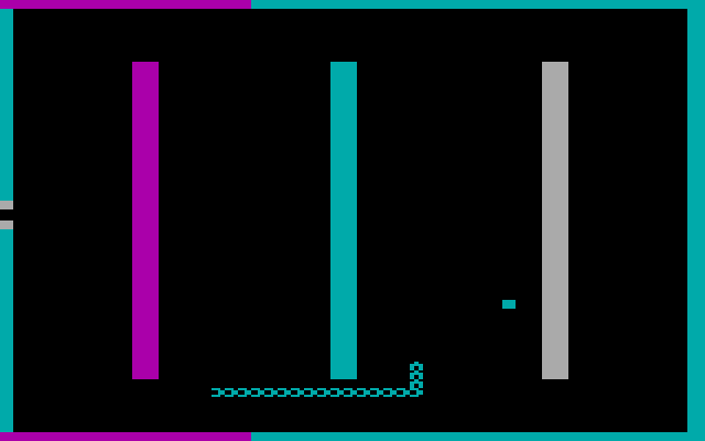 Hoser IBM PC/Compatibles Screenshot: Gameplay on the third amateur level