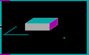 Hoser for IBM PC/Compatibles - The first professional level; here movement is diagonal