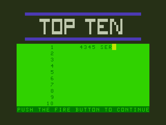 Defense Dragon 32/64 Screenshot: A new high score!