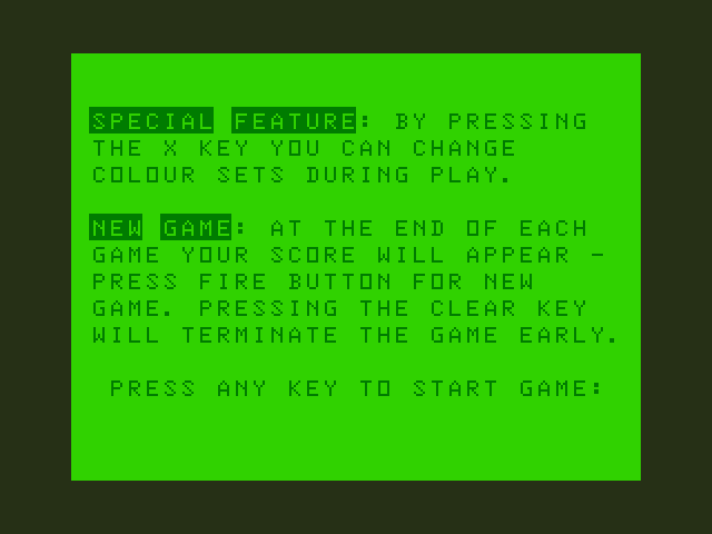 Defense Dragon 32/64 Screenshot: A few additional features of the game...