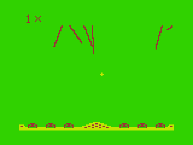 Defense Dragon 32/64 Screenshot: Game start (alternate colors).