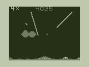 Defense for Dragon 32/64 - Watch out for the smart bombs that appear on later levels (default colors).