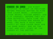 Defense for Dragon 32/64 - Game instructions start.