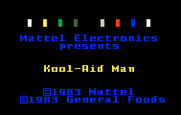 Kool-Aid Man for Intellivision - Title screen.