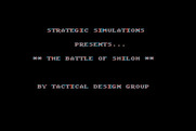Battle of Shiloh, The for Atari 8-bit - Title screen 2.