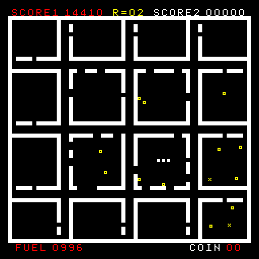 Route 16 Arcade Screenshot: Lots of potential targets here, which way should I try next?