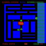 Route 16 for Arcade - Crash! One of the cars got me...