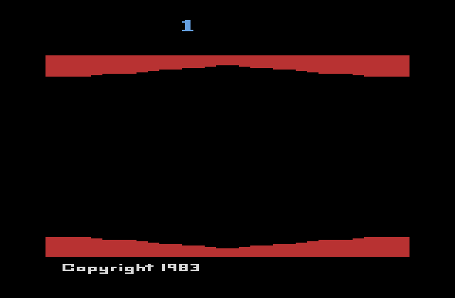 Plaque Attack Atari 2600 Screenshot: Starting screen.