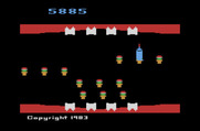 Plaque Attack for Atari 2600 - Game demo.