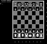 Sargon for Exidy Sorcerer - The starting screen.