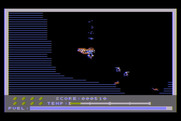 Caverns of Callisto for Atari 8-bit - Watch out, don't get hit!