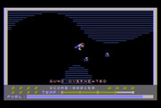 Caverns of Callisto for Atari 8-bit - Oh no, my guns are overheated!
