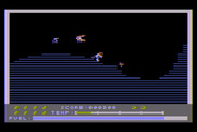 Caverns of Callisto for Atari 8-bit - Running from danger...