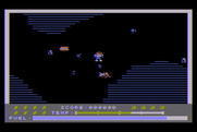 Caverns of Callisto for Atari 8-bit - Blasting opponents...