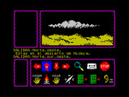 Cobra's Arc for ZX Spectrum - Exploring the desert.