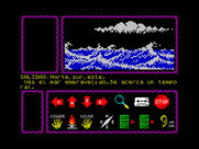 Cobra's Arc for ZX Spectrum - Oops, this wasn't a good way to go...game over, I'll need to try again.