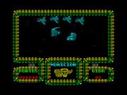 Meganova for ZX Spectrum - Game start.