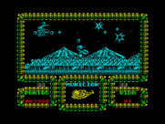 Meganova for ZX Spectrum - A few enemies destroyed, more to go...
