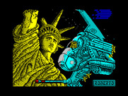 Meganova for ZX Spectrum - Loading screen.