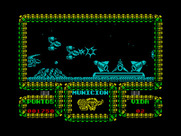 Meganova for ZX Spectrum - Shooting opponents...