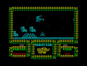 Meganova for ZX Spectrum - Enemies sometimes appear from behind...