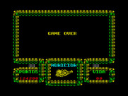 Meganova for ZX Spectrum - Game over.