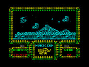 Meganova for ZX Spectrum - Some enemies appear in formations...