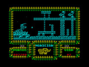 Meganova for ZX Spectrum - Moving on to the next area...