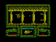 Meganova for ZX Spectrum - Start of the second round with a missile upgrade...