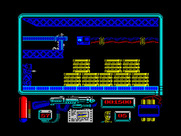 Navy Moves for ZX Spectrum - Looks quiet for the moment, can I sneak through here?