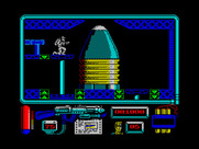 Navy Moves for ZX Spectrum - Use these moving platforms to reach different levels.